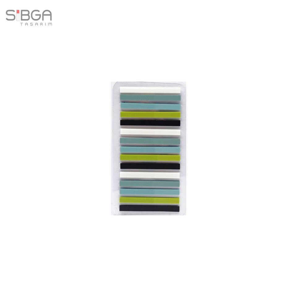 Küçük İnce Şerit 300 yaprak Şeffaf Renkli Postit Post-it Post It. Kitap Ayracı Ayraç Postit Sticker