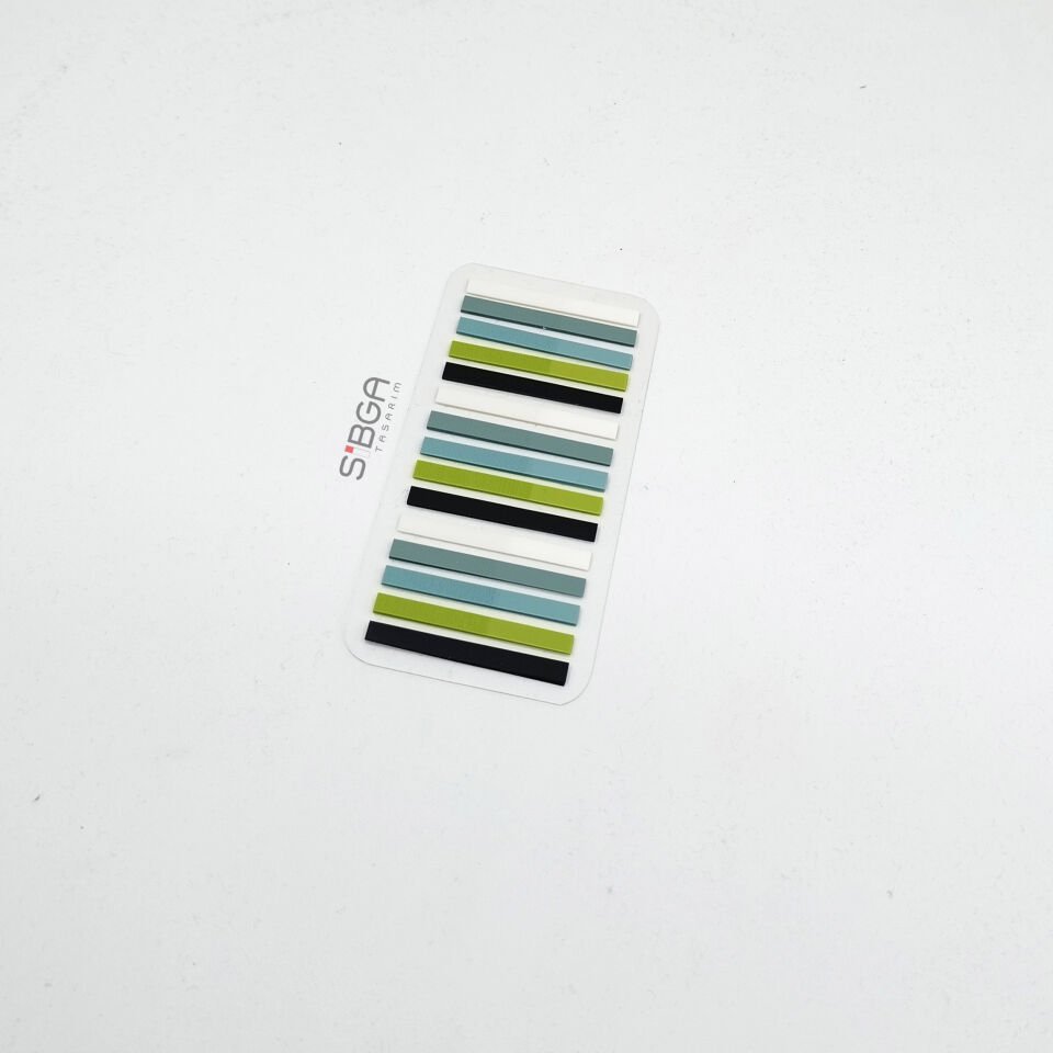 Küçük İnce Şerit 300 yaprak Şeffaf Renkli Postit Post-it Post It. Kitap Ayracı Ayraç Postit Sticker