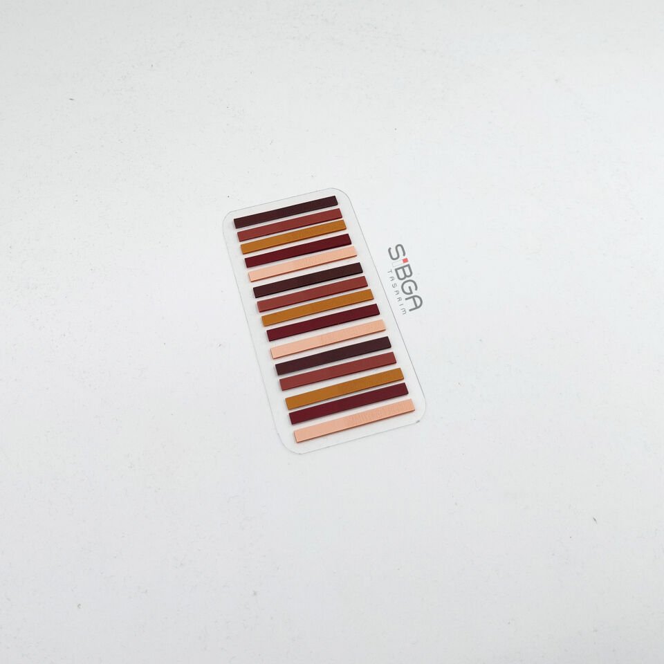 Küçük İnce Şerit 300 yaprak Şeffaf Renkli Postit Post-it Post It. Kitap Ayracı Ayraç Postit Sticker