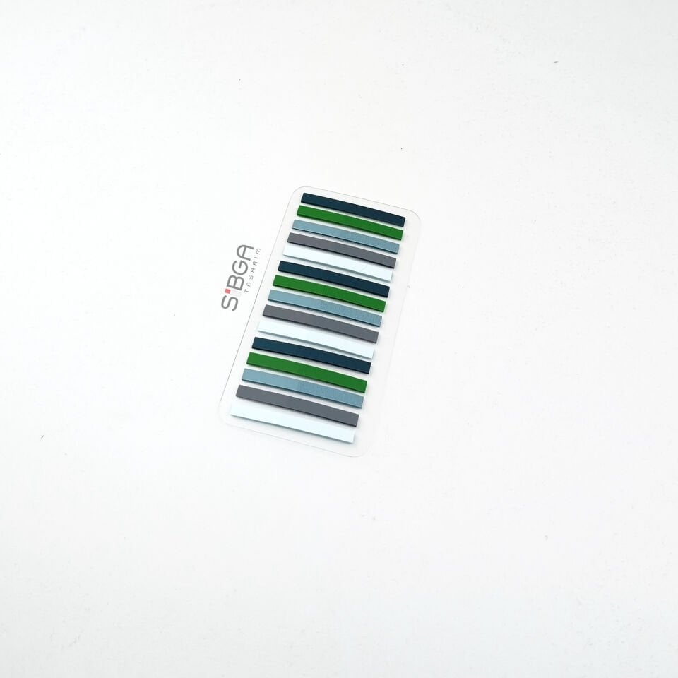 Küçük İnce Şerit 300 yaprak Şeffaf Renkli Postit Post-it Post It. Kitap Ayracı Ayraç Postit Sticker