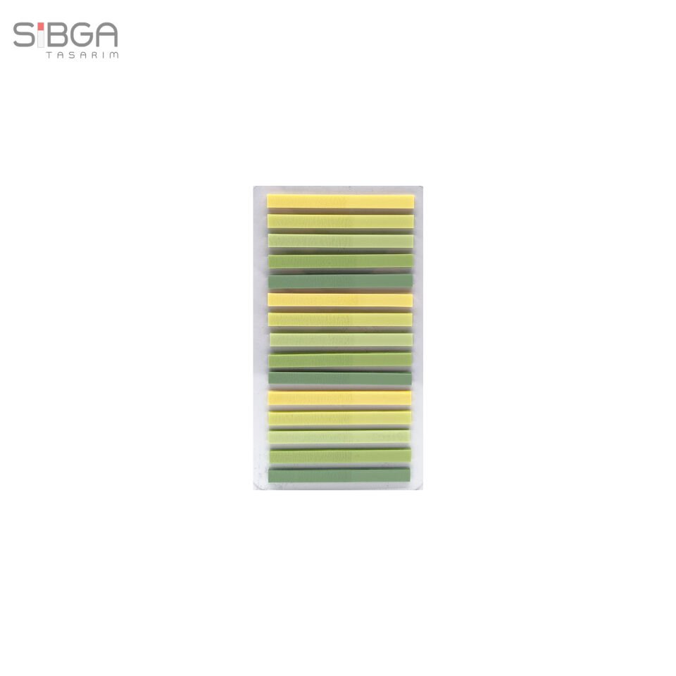 Küçük İnce Şerit 300 yaprak Şeffaf Renkli Postit Post-it Post It. Kitap Ayracı Ayraç Postit Sticker