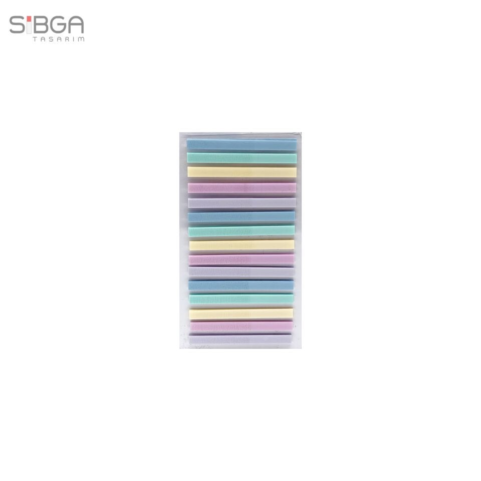 Küçük İnce Şerit 300 yaprak Şeffaf Renkli Postit Post-it Post It. Kitap Ayracı Ayraç Postit Sticker