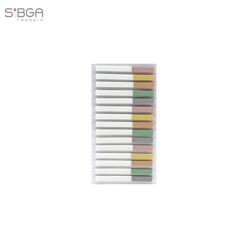 Küçük İnce Şerit 300 yaprak Şeffaf Renkli Postit Post-it Post It. Kitap Ayracı Ayraç Postit Sticker