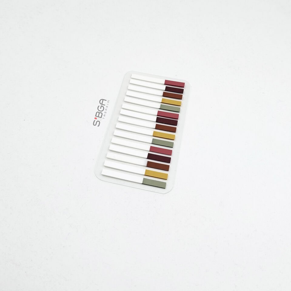 Küçük İnce Şerit 300 yaprak Şeffaf Renkli Postit Post-it Post It. Kitap Ayracı Ayraç Postit Sticker