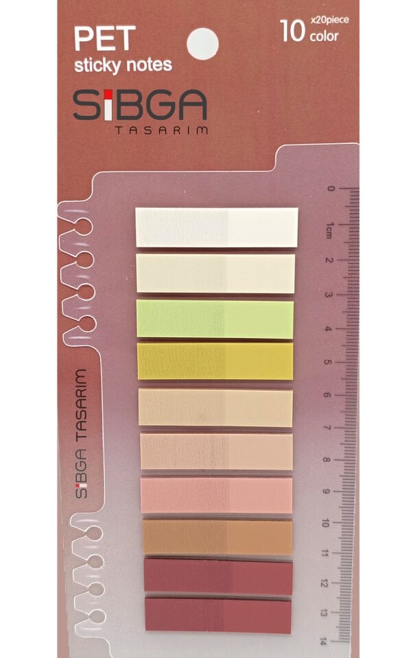 Şeffaf Renkli Postit Post-it Post it. Kitap Ayracı Ayraç Plastik Postit Sticker Not Kağıdı