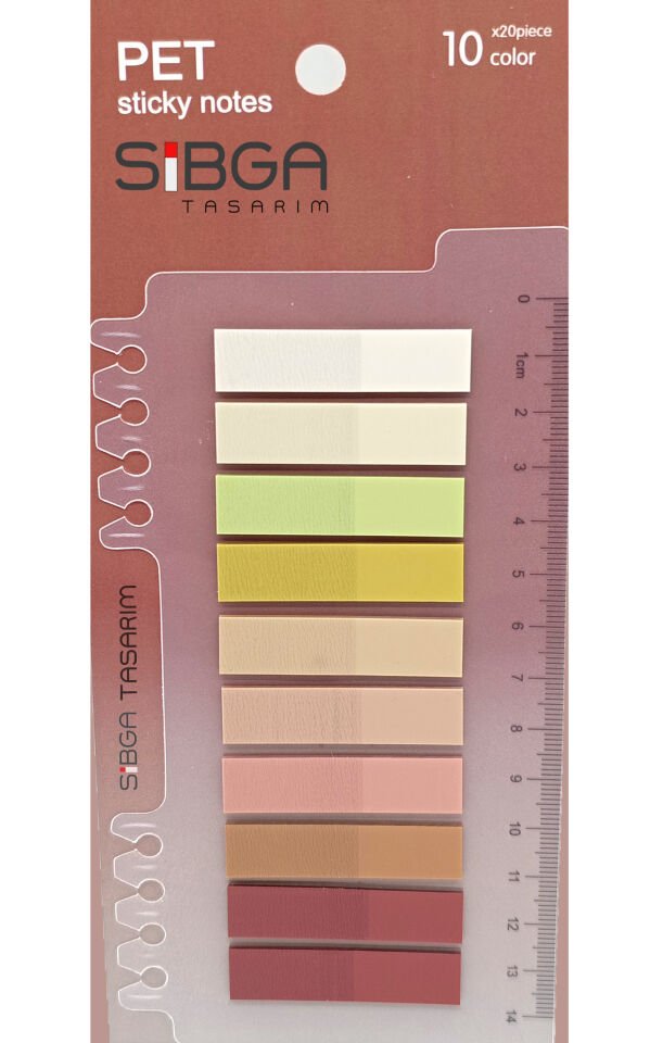 Şeffaf Renkli Postit Post-it Post it. Kitap Ayracı Ayraç Plastik Postit Sticker Not Kağıdı