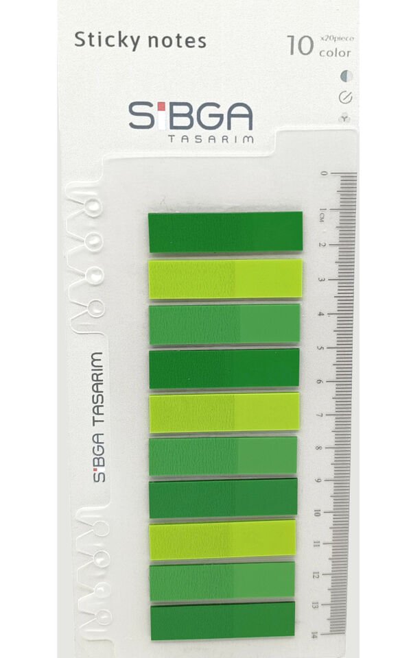 Şeffaf Renkli Postit Post-it Post it. Kitap Ayracı Ayraç Plastik Postit Sticker Not Kağıdı 200 yaprak