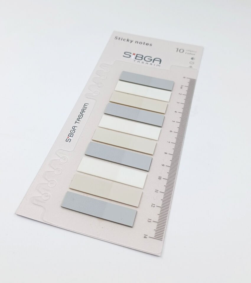 Şeffaf Renkli Postit Post-it Post it. Kitap Ayracı Ayraç Plastik Postit Sticker Not Kağıdı 200 yaprak