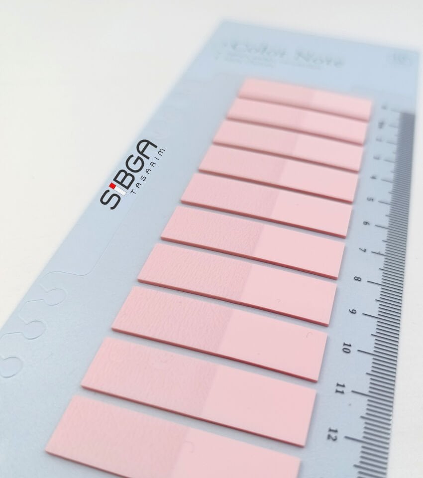 Şeffaf Pembe Postit Post-it Post it. Kitap Ayracı Ayraç Plastik Postit Sticker Not Kağıdı 200 yaprak