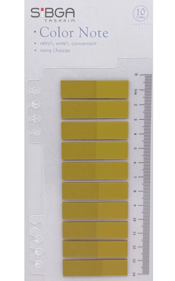 Şeffaf Yeşil Postit Post-it Post it. Kitap Ayracı Ayraç Plastik Postit Sticker Not Kağıdı 200 yaprak