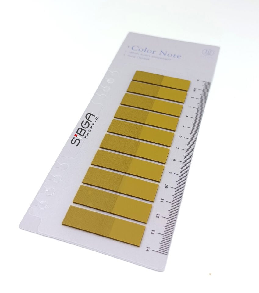 Şeffaf Yeşil Postit Post-it Post it. Kitap Ayracı Ayraç Plastik Postit Sticker Not Kağıdı 200 yaprak