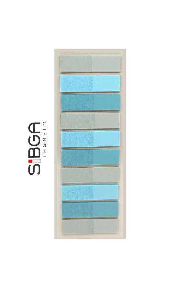 Şeffaf Renkli Postit Post-it Post it. Kitap Ayracı Ayraç Plastik Postit Sticker Not Kağıdı 200 yaprak
