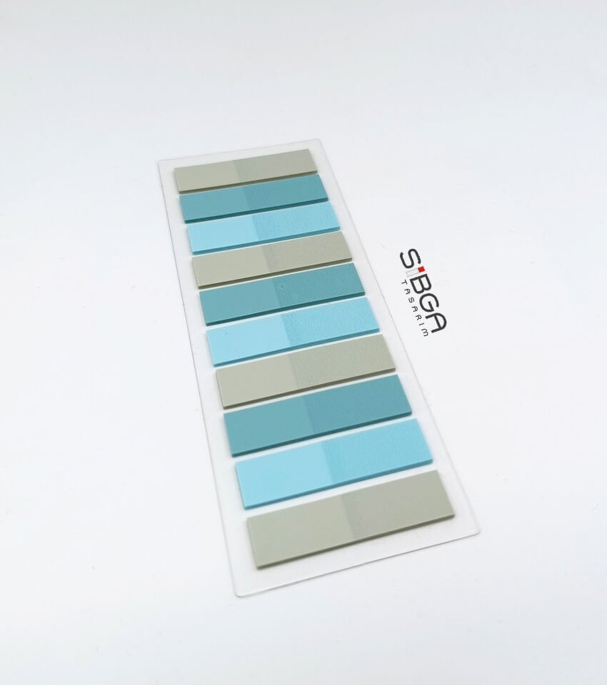 Şeffaf Renkli Postit Post-it Post it. Kitap Ayracı Ayraç Plastik Postit Sticker Not Kağıdı 200 yaprak