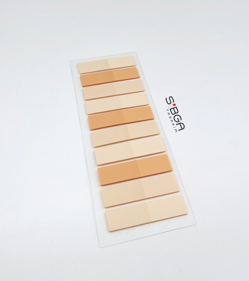 Şeffaf Yavruağzı Postit Post-it Post it. Kitap Ayracı Ayraç Plastik Postit Sticker Not Kağıdı 200 yaprak